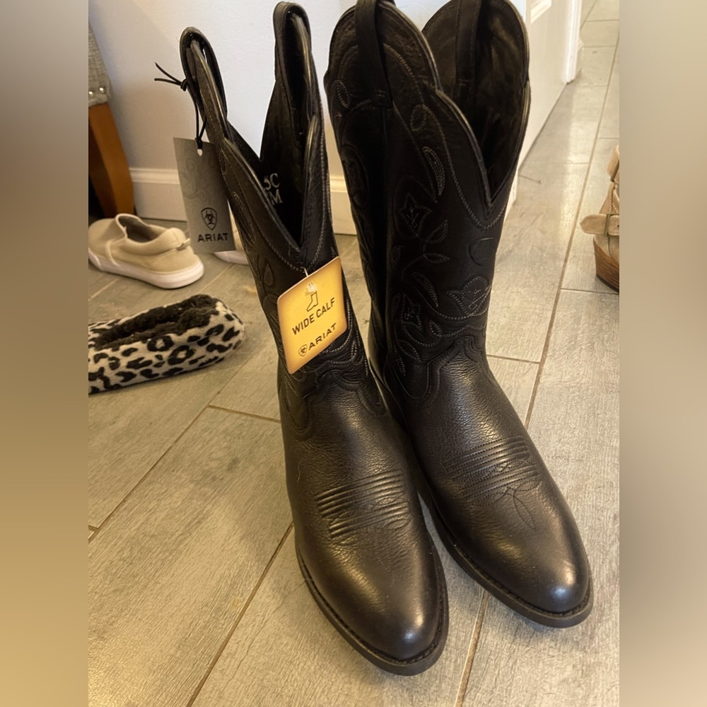 Ariat Cowgirl Boots Black with Embellishment